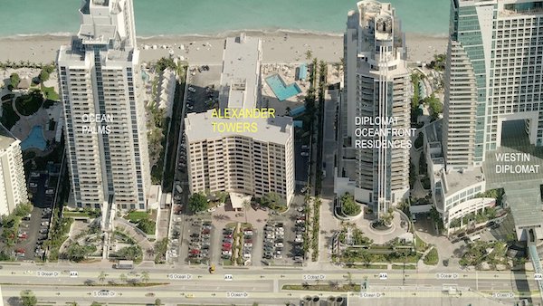 Alexander Towers oceanfront condos for sale