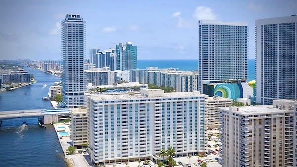 plaza towers north and south hallandale beach
