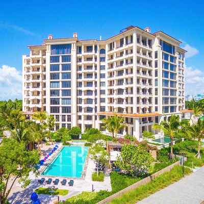 palazzo del sol fisher island condominium complex